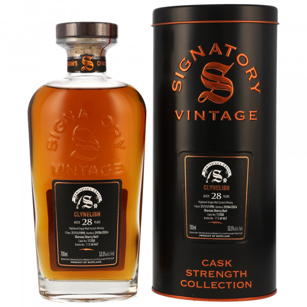 Clynelish 28 Jahre 1995 - 2024 Cask 11250 Signatory Vintage Symingtons Choice