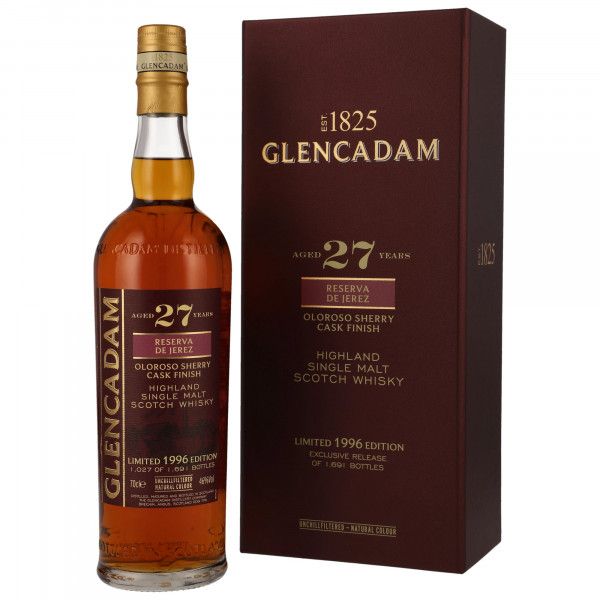 Glencadam 27 Jahre Reserva de Jerez Limited 1996 Edition