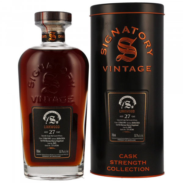 Linkwood 27 Jahre 1997 - 2024 Cask 20/3 Symingtons Choice Signatory Vintage