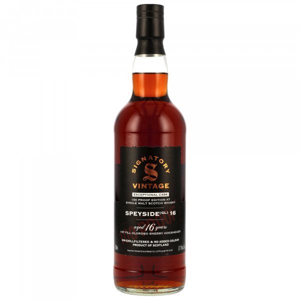 Speyside (GL) 16 Jahre Exceptional Cask Edition #7 Signatory Vintage 100 Proof