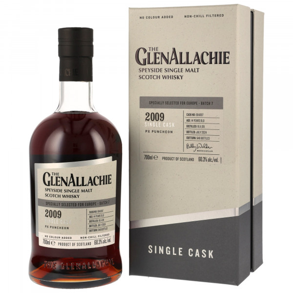 Glenallachie 2009 - 2024 Cask 804307 PX Puncheon