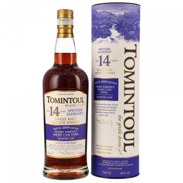 Tomintoul 14 Jahre - 2009 - PX Quarter Cask Finish