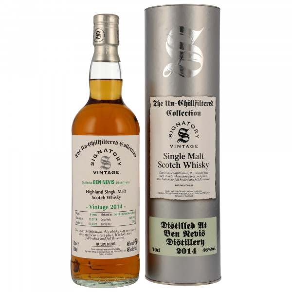 Ben Nevis 8 Jahre 2014 - 2023 Cask 240+241Signatory Vintage