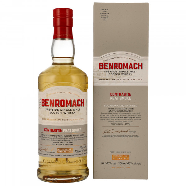 Benromach 9 Jahre 2014 - 2024  Contrasts: Peat Smoke