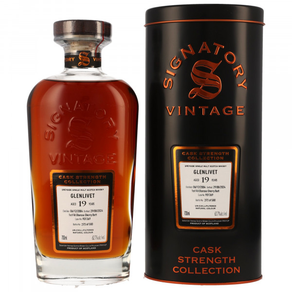 Glenlivet 19 Jahre 2004 - 2024 Cask 901369 Signatory Vintage