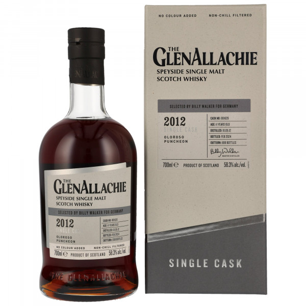 Glenallachie 2012 - 2024 Cask 801629 Oloroso Puncheon