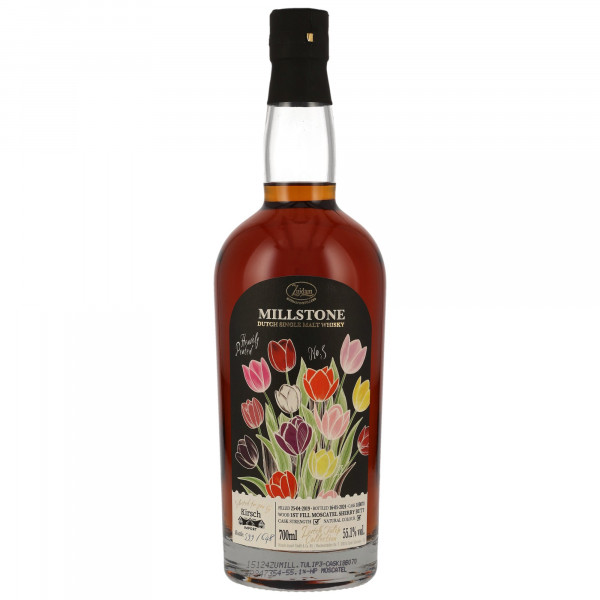 Millstone 2019/2024 Heavily Peated First Fill Moscatel Sherry Butt - Dutch Tulip Collection No.3-Cask 18B070