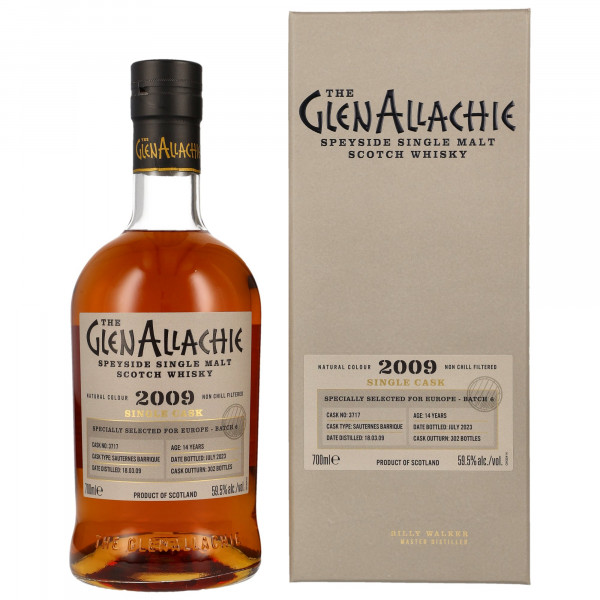 Glenallachie 2009  - 2023 Cask 3717 Sauternes Barrique