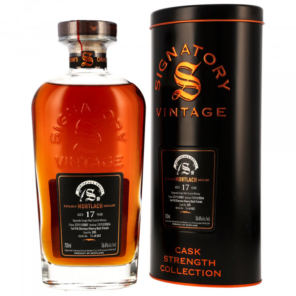 Mortlach 17 Jahre 2007 - 2024 Cask 205 Symingtons Choice Signatory Vintage