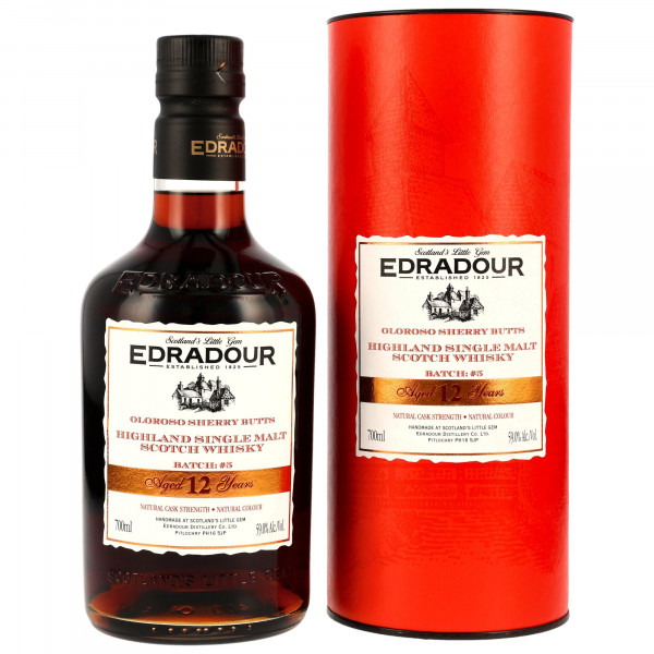 Edradour 12 Jahre 2012 - 2024 Small Batch #5 Oloroso Sherry Butts