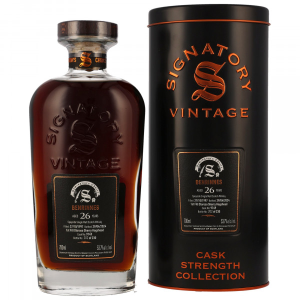 Benrinnes 26 Jahre 1997 - 2024 Cask 9749 Symingtons Choice Signatory Vintage