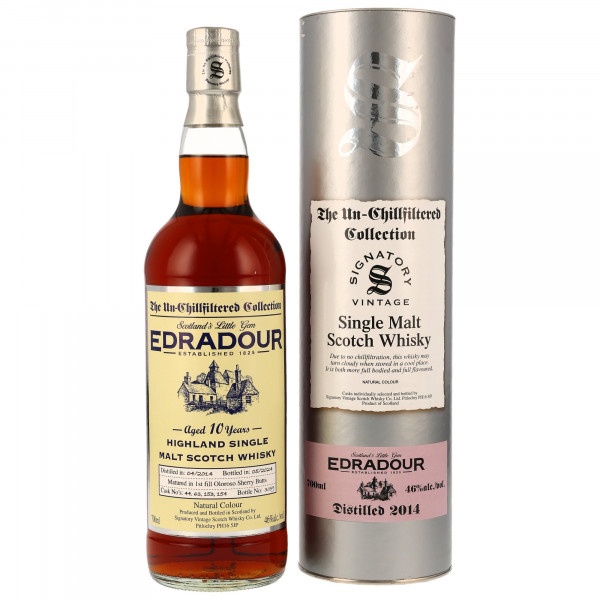 Edradour 10 Jahre 2014 - 2024 Cask 44+63+153+154 Signatory Vintage