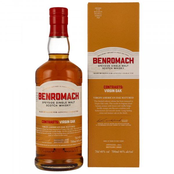 Benromach 10 Jahre 2013 - 2024  Contrasts: Virgin Oak