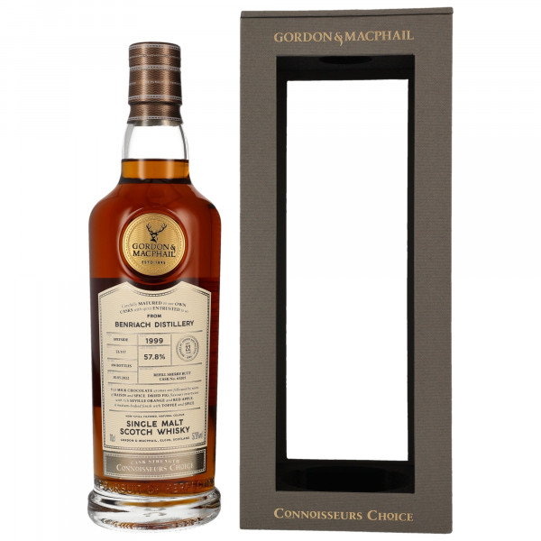 BenRiach  22 Jahre 1999 - 2022 Gordon & MacPhail Connoisseurs Choice Cask Strength