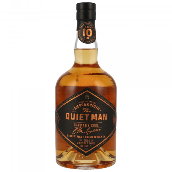 The Quiet Man 10 Jahre Marsala Cask Finish Barman's Code