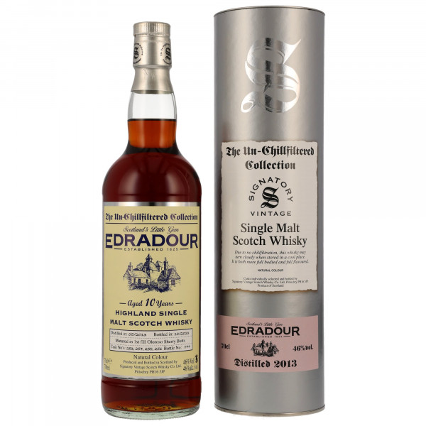 Edradour 10 Jahre 2013 - 2023 Cask 253+254+255+256 Signatory Vintage