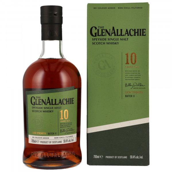 Glenallachie 10 Jahre Cask Strength Batch 11 59,4% 0,7l