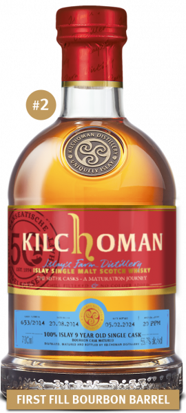 Kilchoman 100% Islay 9 Jahre Sister Cask 653/2014