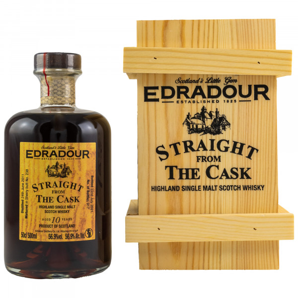 Edradour SFTC 10 Jahre Sherry Cask #238 2011 - 2021 56,9% 0,5l