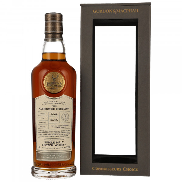 Glenburgie 15 Jahre 2008 - 2024 Connoisseurs Choice Cask Strength Gordon & MacPhail 