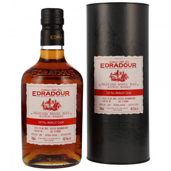 Edradour 11 Jahre 2012 - 2023 Merlot Cask #1