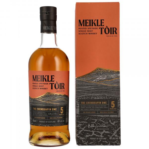 Meikle Toir 5 Jahre The Chinquapin One Heavily Peated Glenallachie