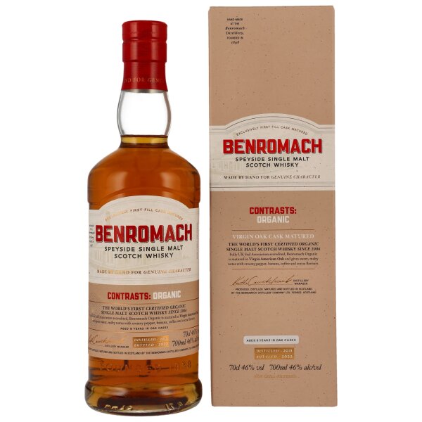 Benromach 2013 - 2022 Organic 46% 0,7l