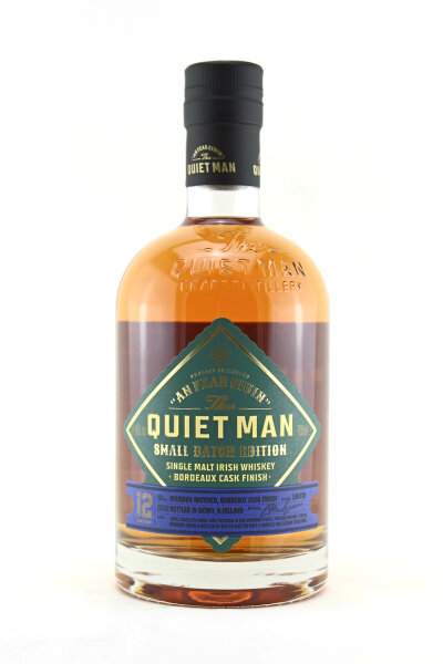 The Quiet Man 12 Jahre Small Batch Bordeaux Cask Finish 46% 0,7l