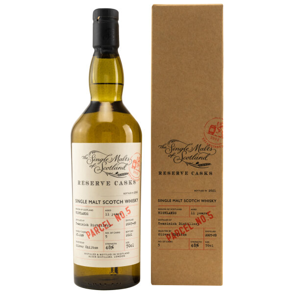 Teaninich 11 Jahre 2007-09 - 2021 Reserve Cask SMoS 48% 0,7l