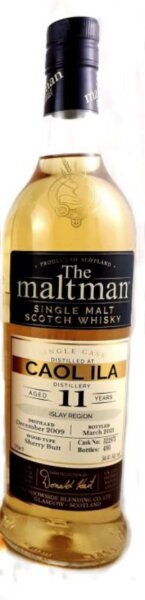 Caol Ila 11 Jahre 2009 - 2021 Maltman 54,4% 0,7l