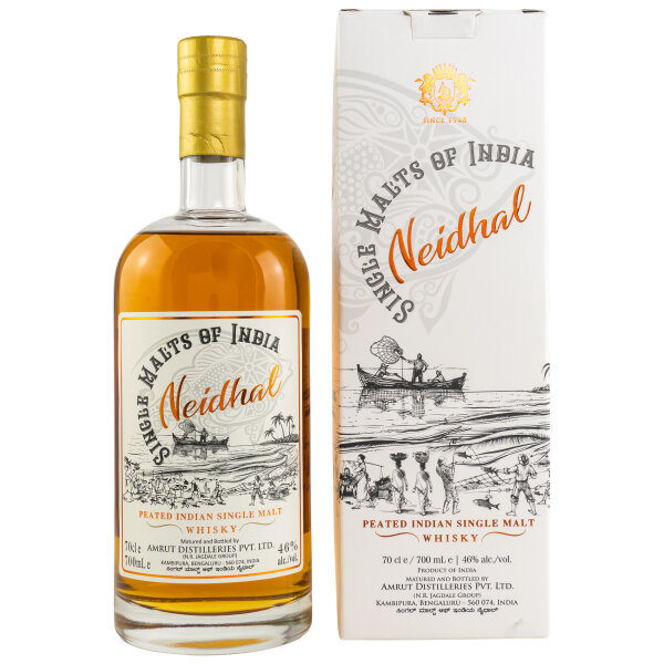 Neidhal Peated Indian Single Malt 46% 0,7l