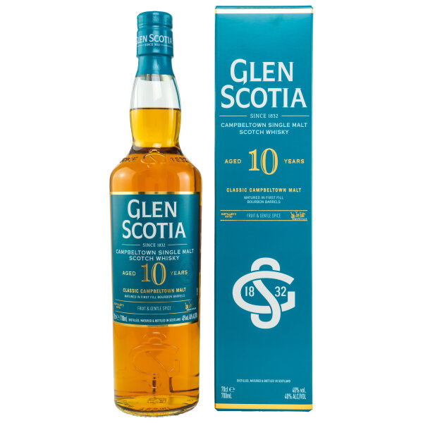 Glen Scotia 10 Jahre Unpeated 40% 0,7l