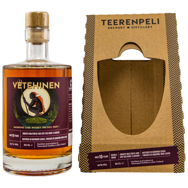 Teerenpeli  Vetehinen 10 Jahre Amarone Cask Trilogy Part 1 46% 0,5l