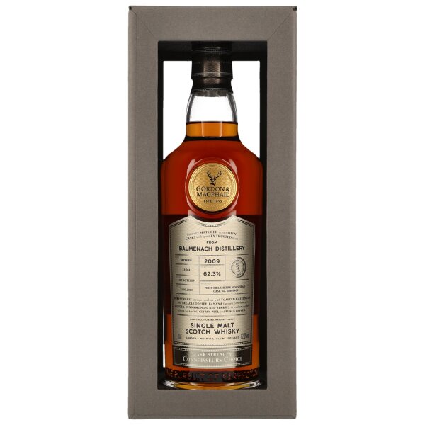 Balmenach 13 Jahre 2009 - 2023 Connoisseurs Choice - Cask Strength Gordon&MacPhail 62,3% 0,7l