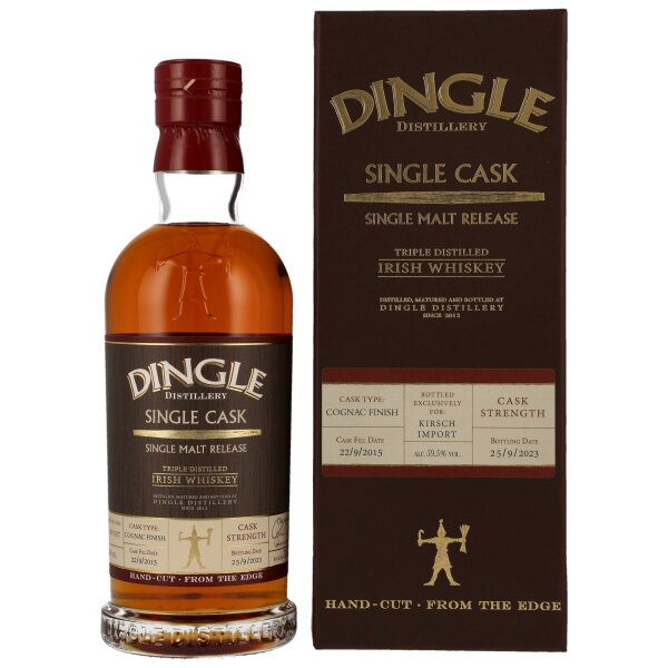 Dingle 8 Jahre 2015 - 2023 Cognac Finish Single Cask 59,5% 0,7l