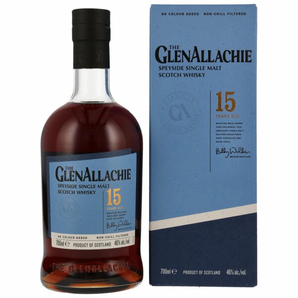 Glenallachie 15 Jahre neues Design 46% 0,7l