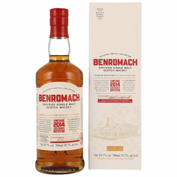 Benromach 9 Jahre 2014 - 2023 Cask Strength 59,7% 0,7l