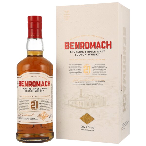 Benromach 21 Jahre 43% 0,7l