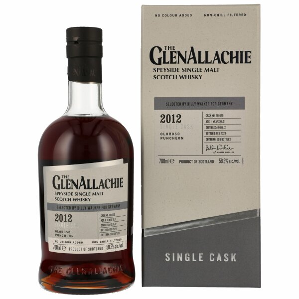 Glenallachie 2012 - 2024 Cask 801629 Oloroso Puncheon 58,3% 0,7l