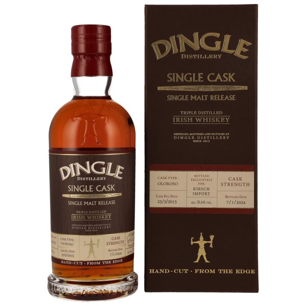 Dingle 8 Jahre 2015 - 2024 Oloroso Sherry Single Cask 59,4% 0,7l