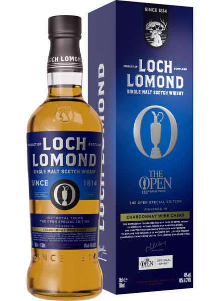 Loch Lomond The Open Special Edition 2024 First Fill Chardonnay Wine Finish 46% 0,7l