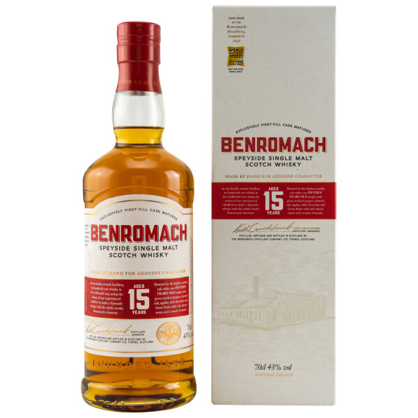 Benromach 15 Jahre 43% 0,7l