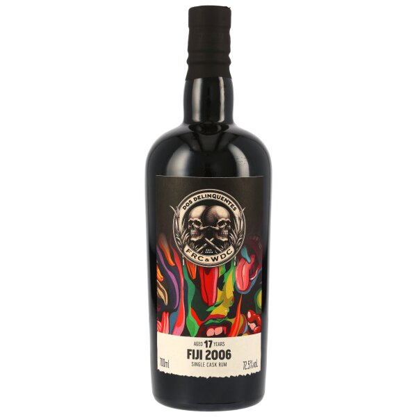 Dos Delinquentes Fiji 2006 - 2024 FRC & Wu Dram Clan Single Cask Rum 72,5% 0,7l