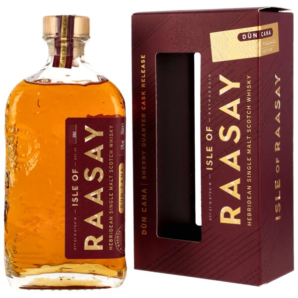 Isle of Raasay Dun Cana Second Edition Sherry Quarter Cask 52% 0,7l