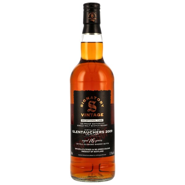 Glentauchers 16 Jahre Exceptional Cask Edition #11 Signatory Vintage 100 Proof 57,1% 0,7l