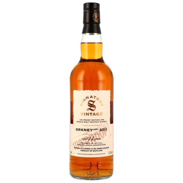 Orkney (HP) 14 Jahre 2011 - 2025 Amontillado 100 Proof Edition #58 57,1% 0,7l