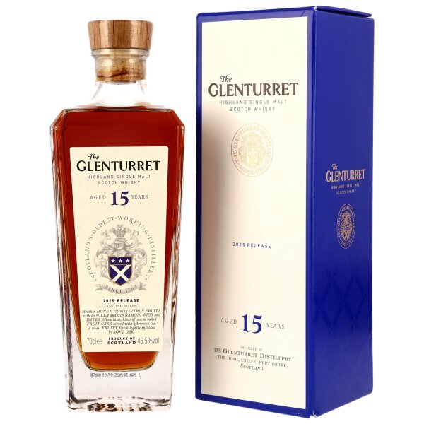 Glenturret 15 Jahre 2025 Release 46,5% 0,7l