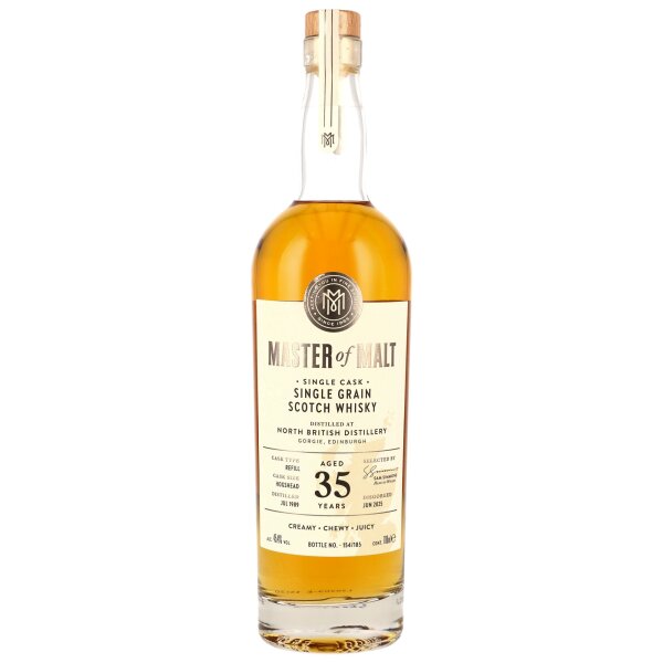 North British 35 Jahre 1989 - 2025 Master of Malt 45,4% 0,7l