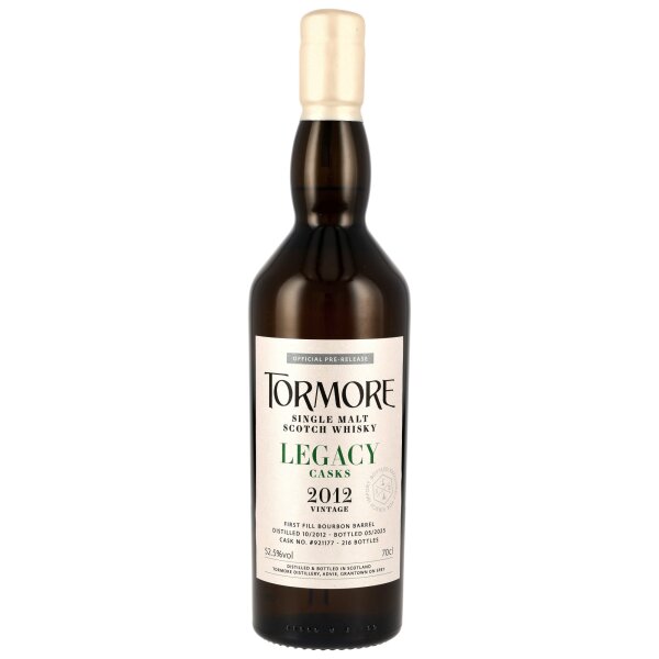 Tormore 12 Jahre 2012 - 2025 Legacy Casks #921177 52,5% 0,7l