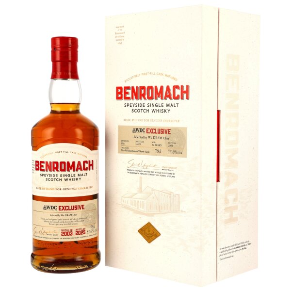 Benromach 22 Jahre 2003 - 2025 Wu Dram Clan 55% 0,7l